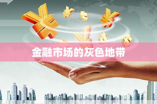 来安金融市场的灰色地带